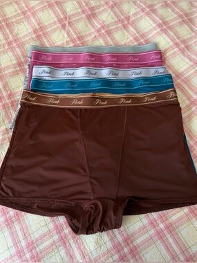 Pink Victoria’s Secret Boy Short Boxers